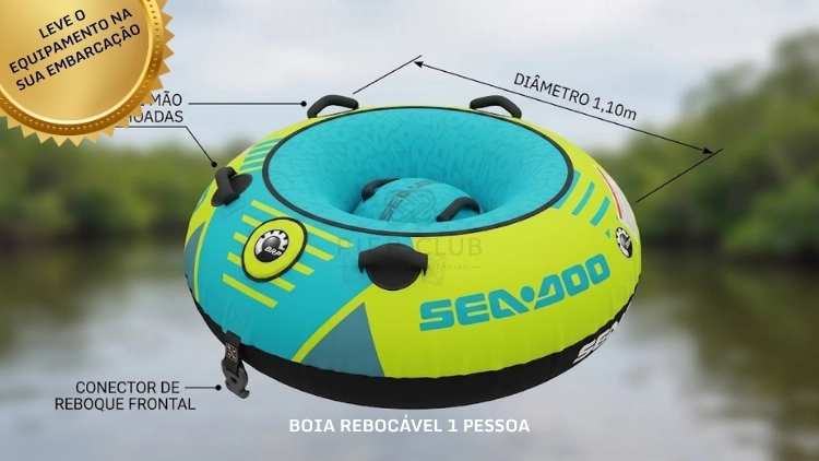 Boia Esportiva Reboc&aacute;vel para 1 Pessoa (Di&aacute;ria)